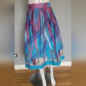 1962 Seattle World's Fair Souvenir Vintage Skirt, VGUC, Approx. Size 6